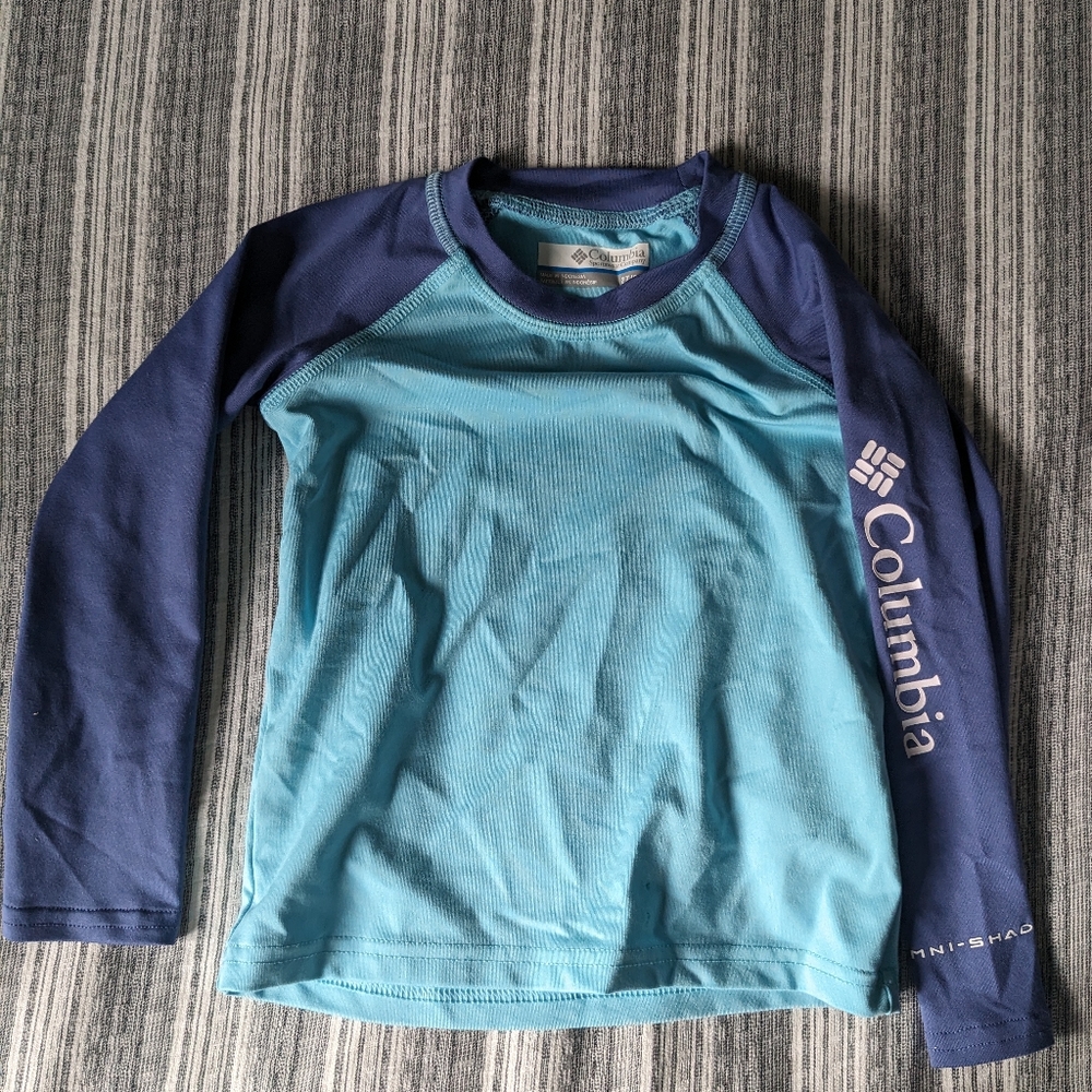 Columbia Blue Long Sleeve UV Shirt
